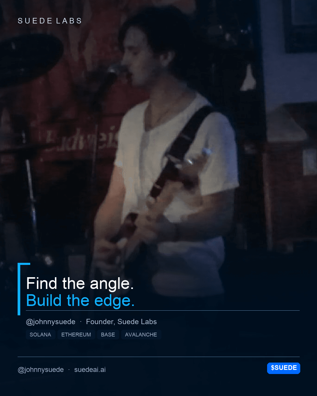 Jason Colapietro founder profile, Suede AI music and IP protocol — angle