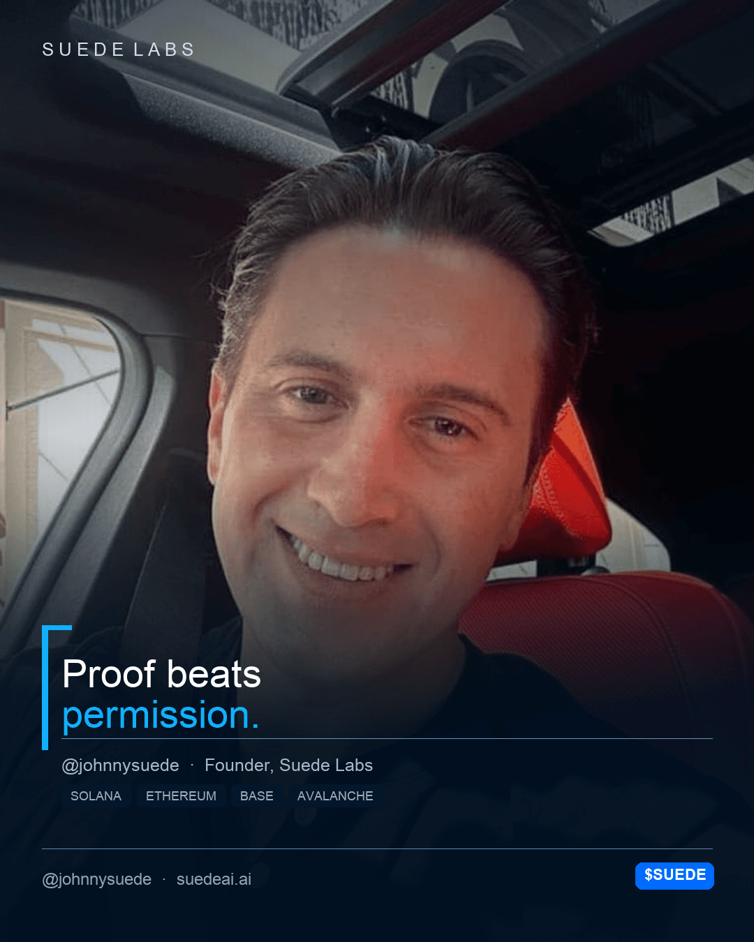 Jason Colapietro founder profile, proof-of-creation builder at Suede AI